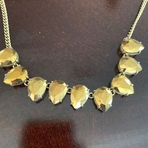 J Crew necklace - gold and bronze